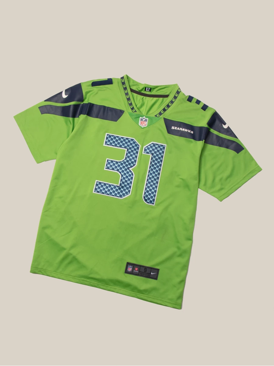 T-Shirt Verde Seattle Seahawks n.31 NFL