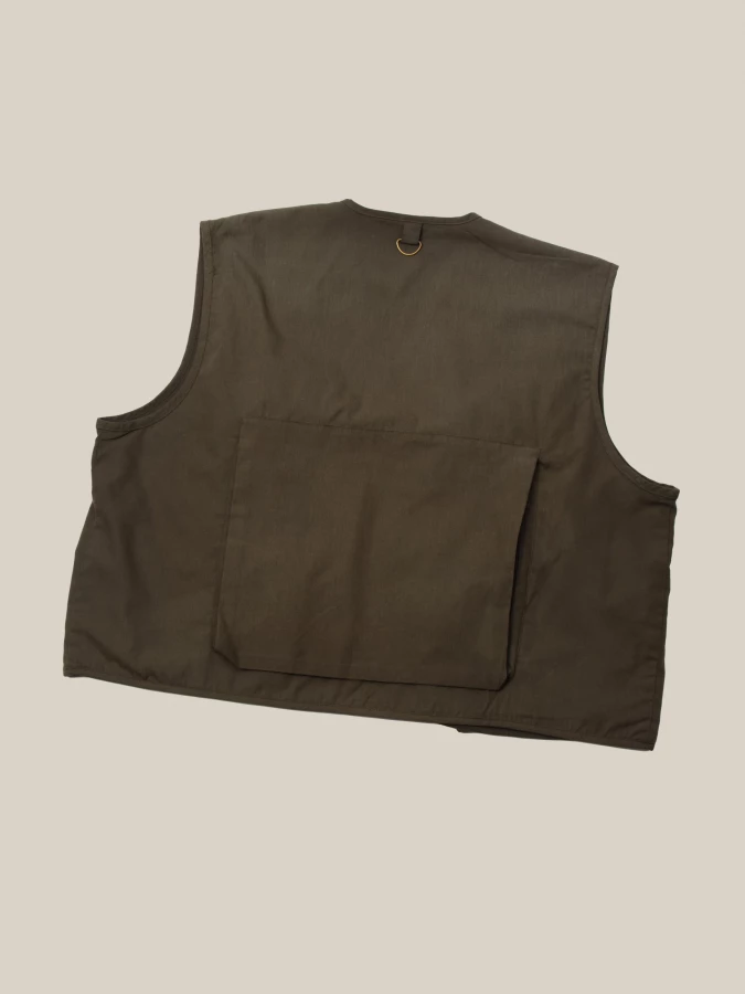 Gilet Verde Oliva Vintage Cargo