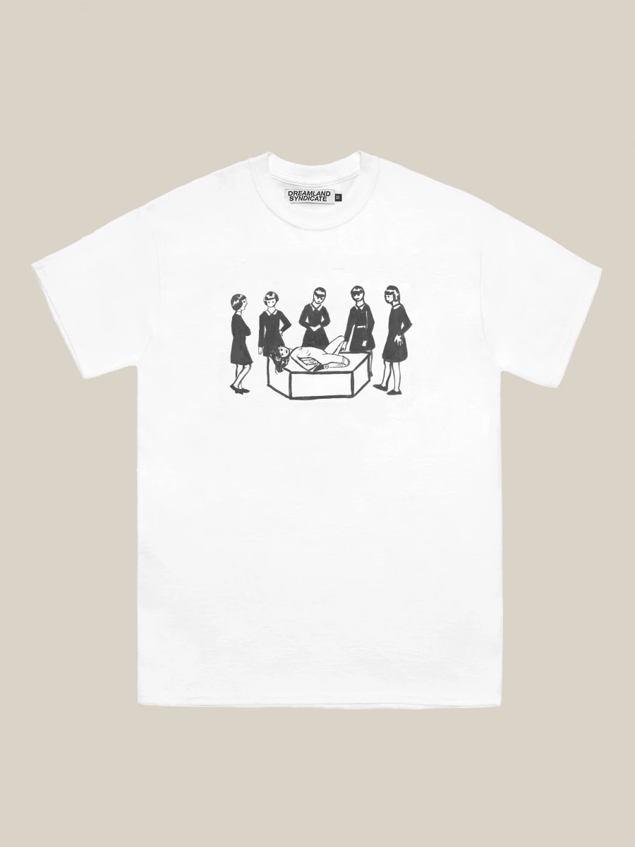 White Printed 'Tangled' T-Shirt