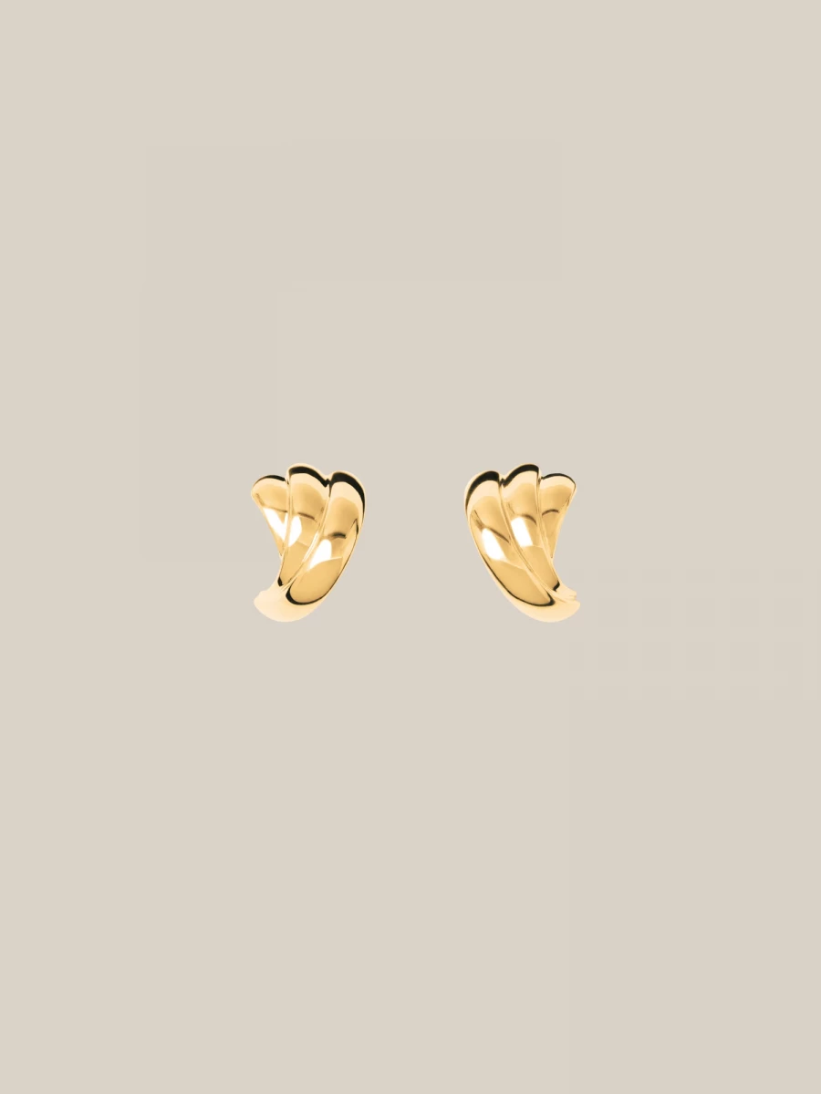 'Magda' 18K Gold-Plated Silver Earrings