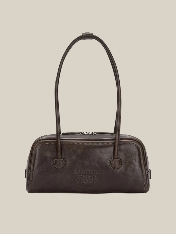 Borsa Marrone 'Soft Baguette' in Pelle di Vitello