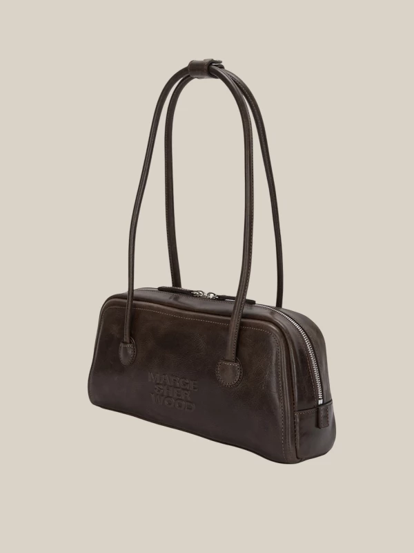 Borsa Marrone 'Soft Baguette' in Pelle di Vitello 2