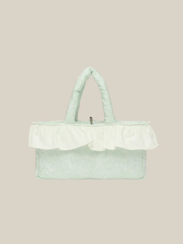 Mint 'Baguette' Quilted Bag 2