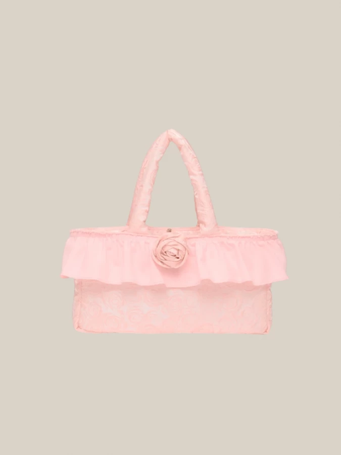Pink 'Baguette' Quilted Bag