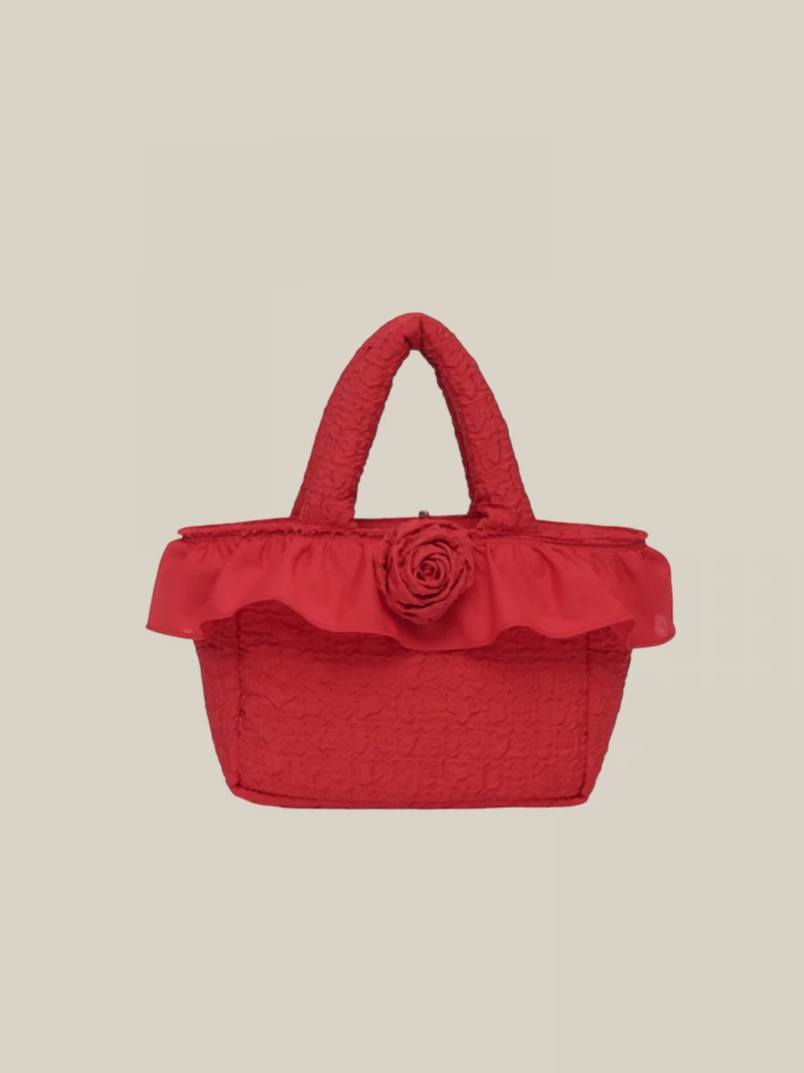 Red 'Little' Quilted Bag