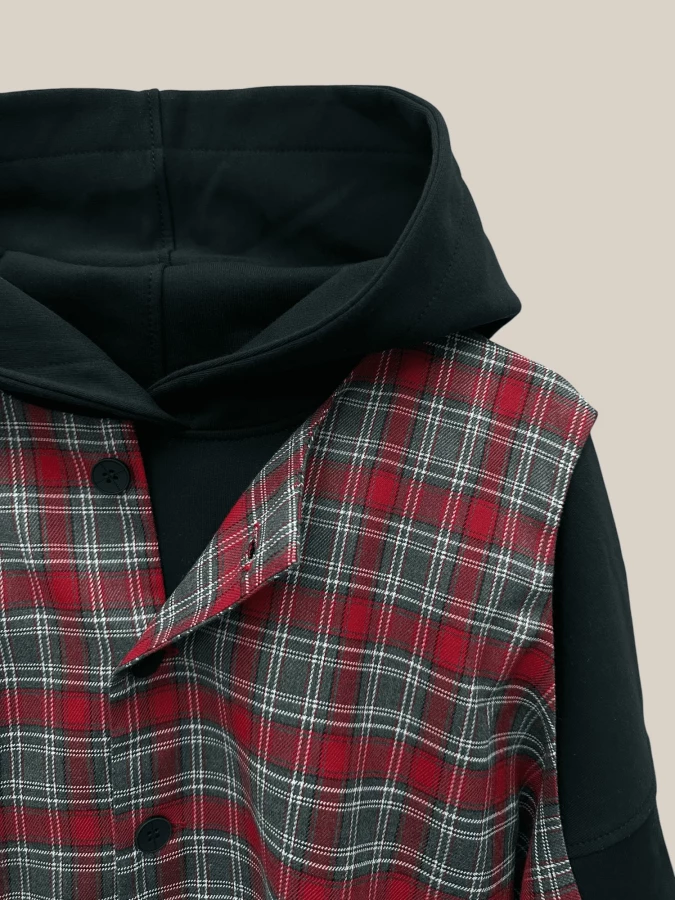 Black 'Freddy' Hoodie in Cotton