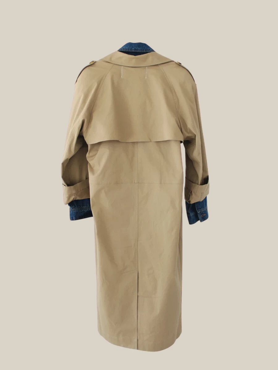 Beige 2in1 'Dylan Mix' Cotton Trench Coat