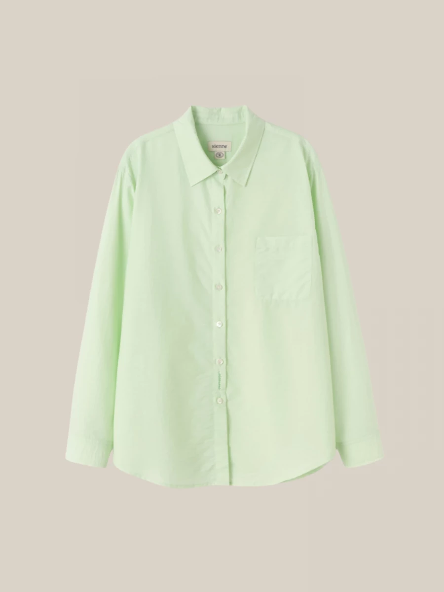 Camicia Verde Menta in Cotone