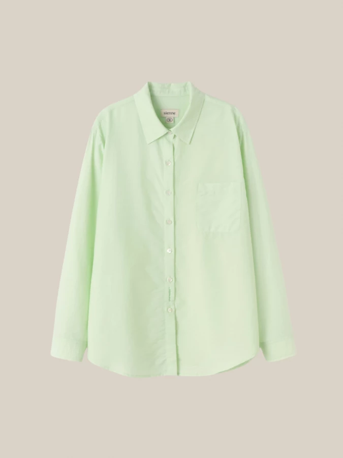Camicia Verde Menta in Cotone