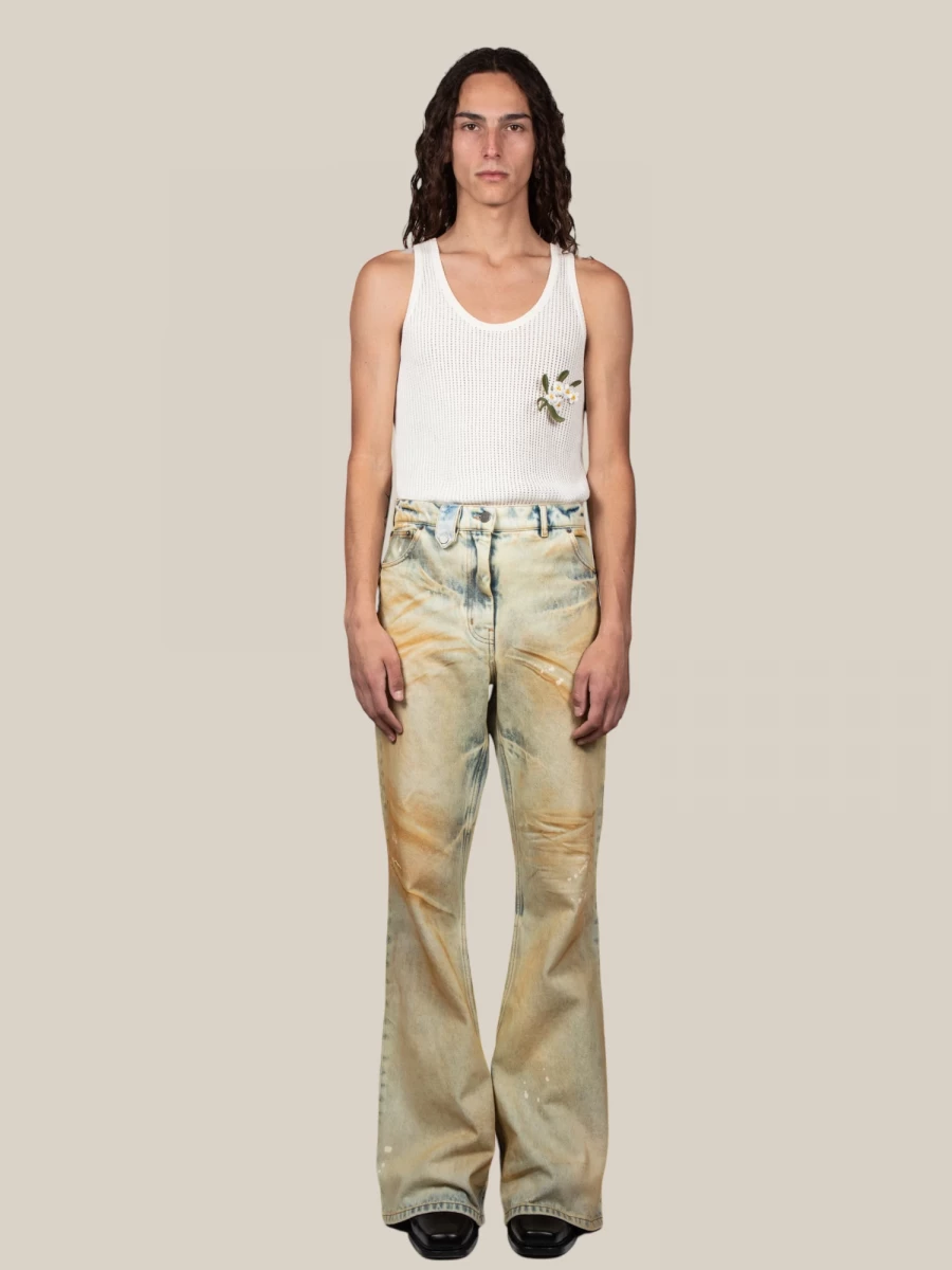 Jeans 'Samy' Chiari in Denim Effetto Consumato