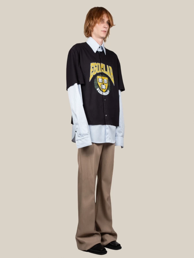 Striped Printed T-Shirt Shirt