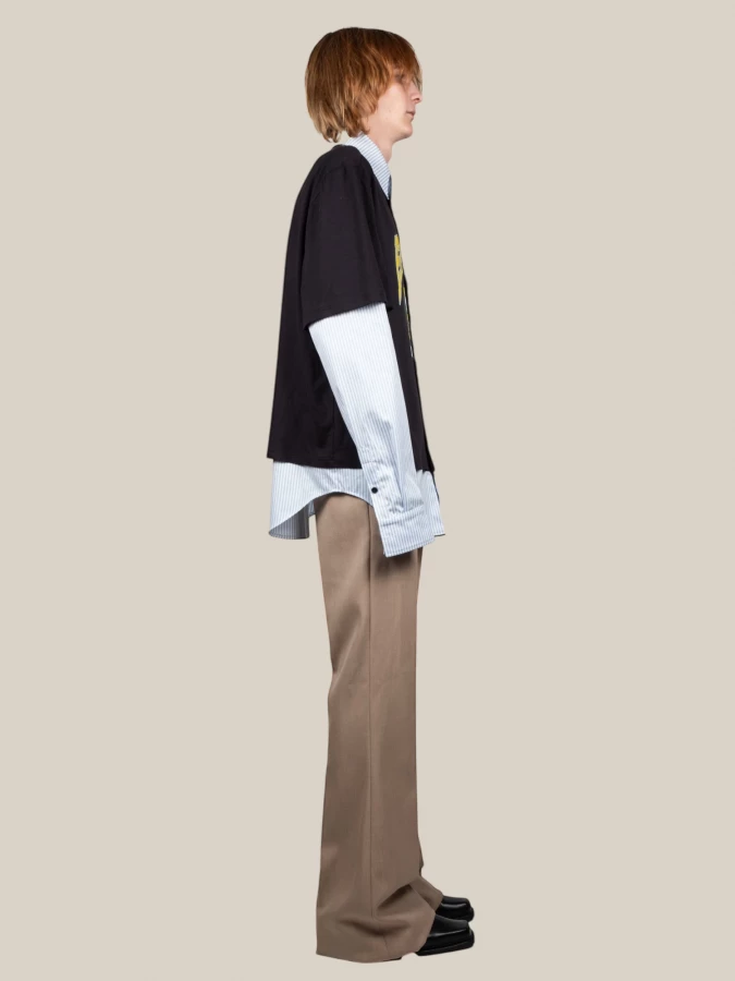 Striped Printed T-Shirt Shirt