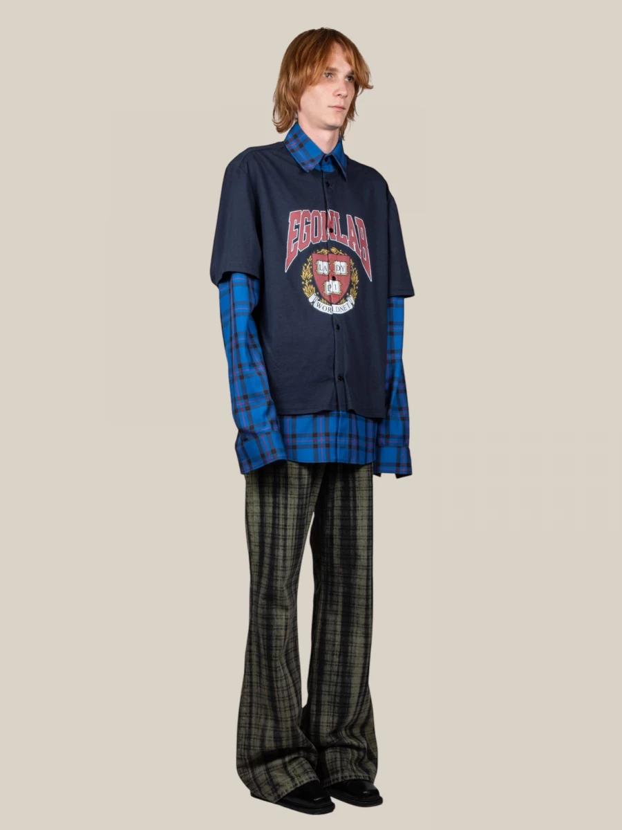 Padded Printed T-Shirt Shirt