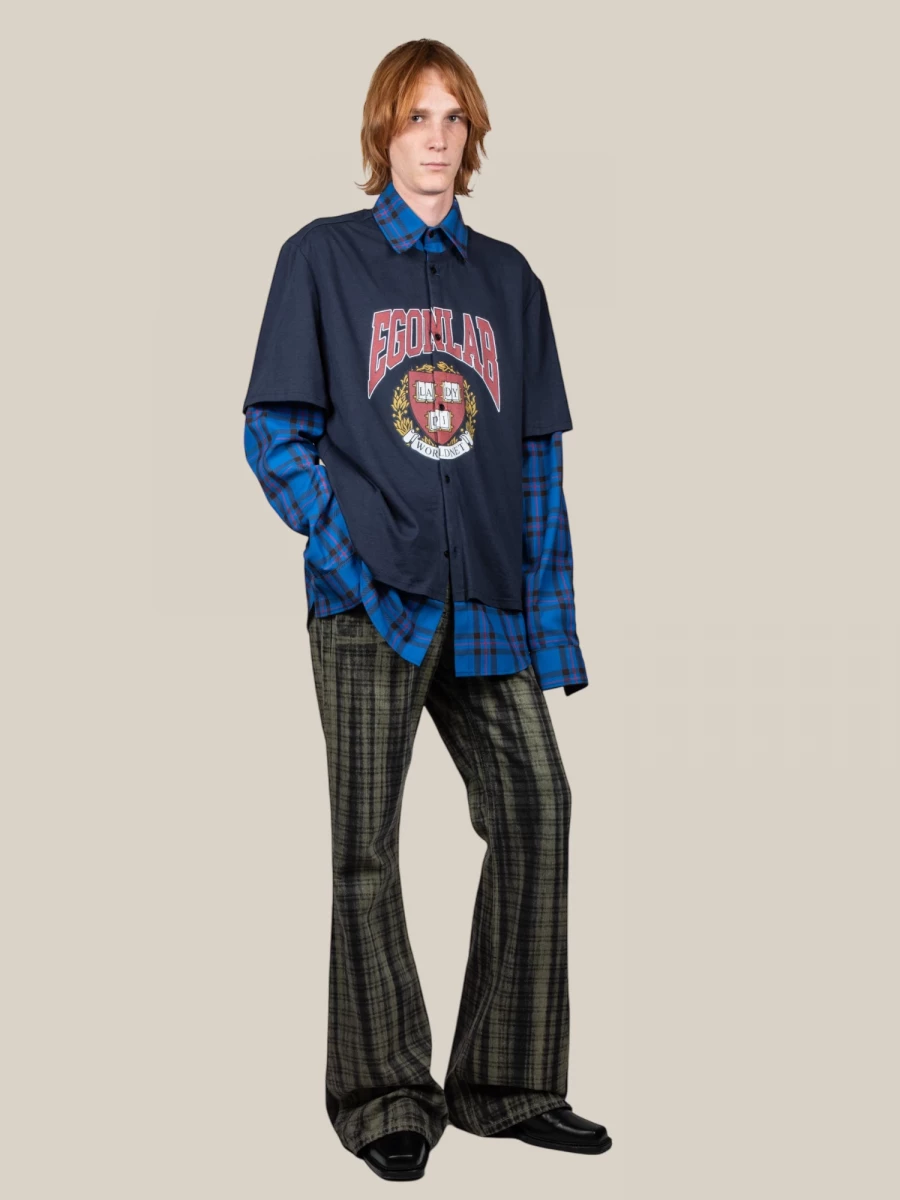 Padded Printed T-Shirt Shirt