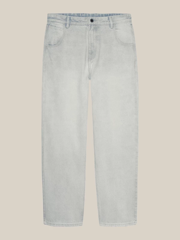 Pantaloni Blu Chiaro '252 Denim' a Gamba Dritta 2