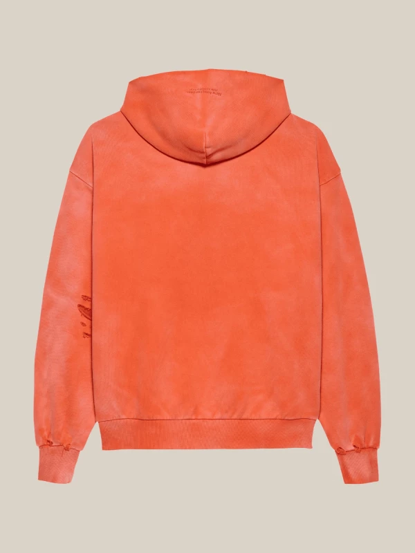 Orange 'I Don't Hoodie' with Shade Effect Hoodie in Cotton 2