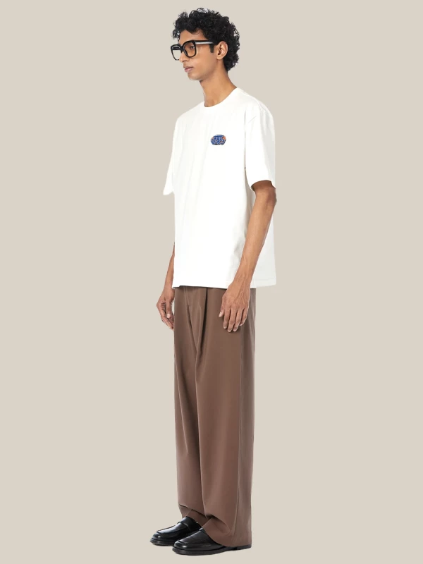 T-shirt 'Nutrition' Bianca in Cotone con Stampa Grafica 2