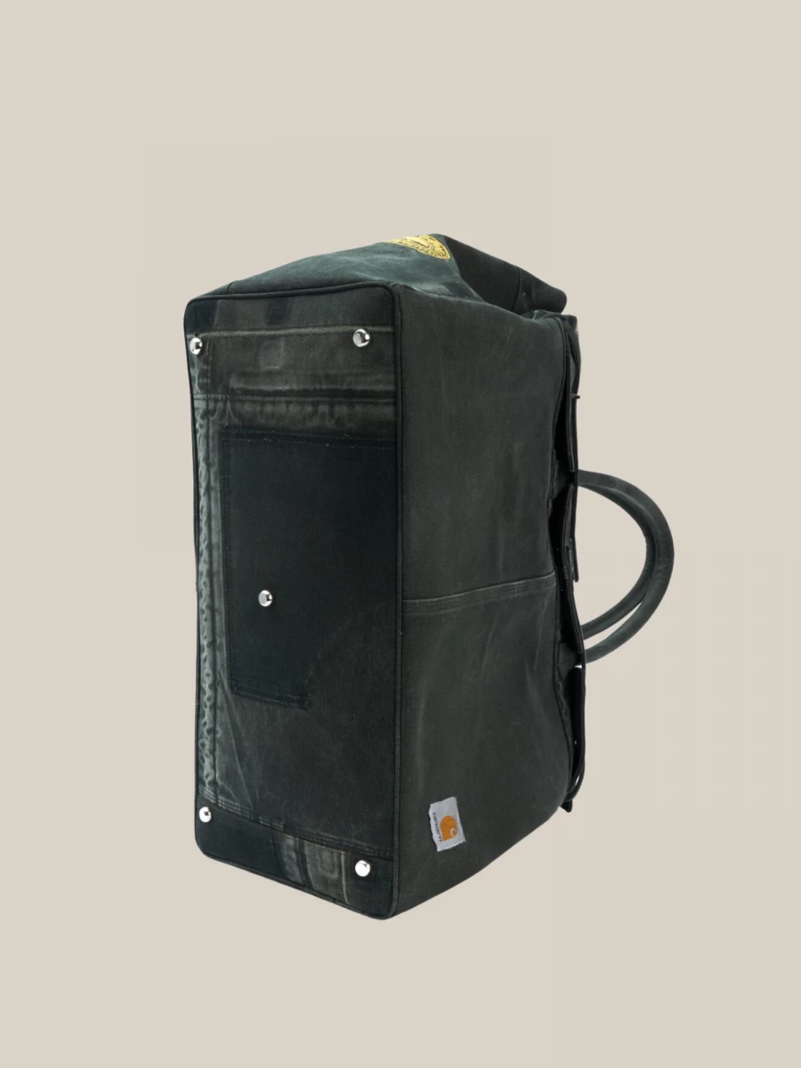 Borsa Large Verde in Canvas Vintage Carhartt