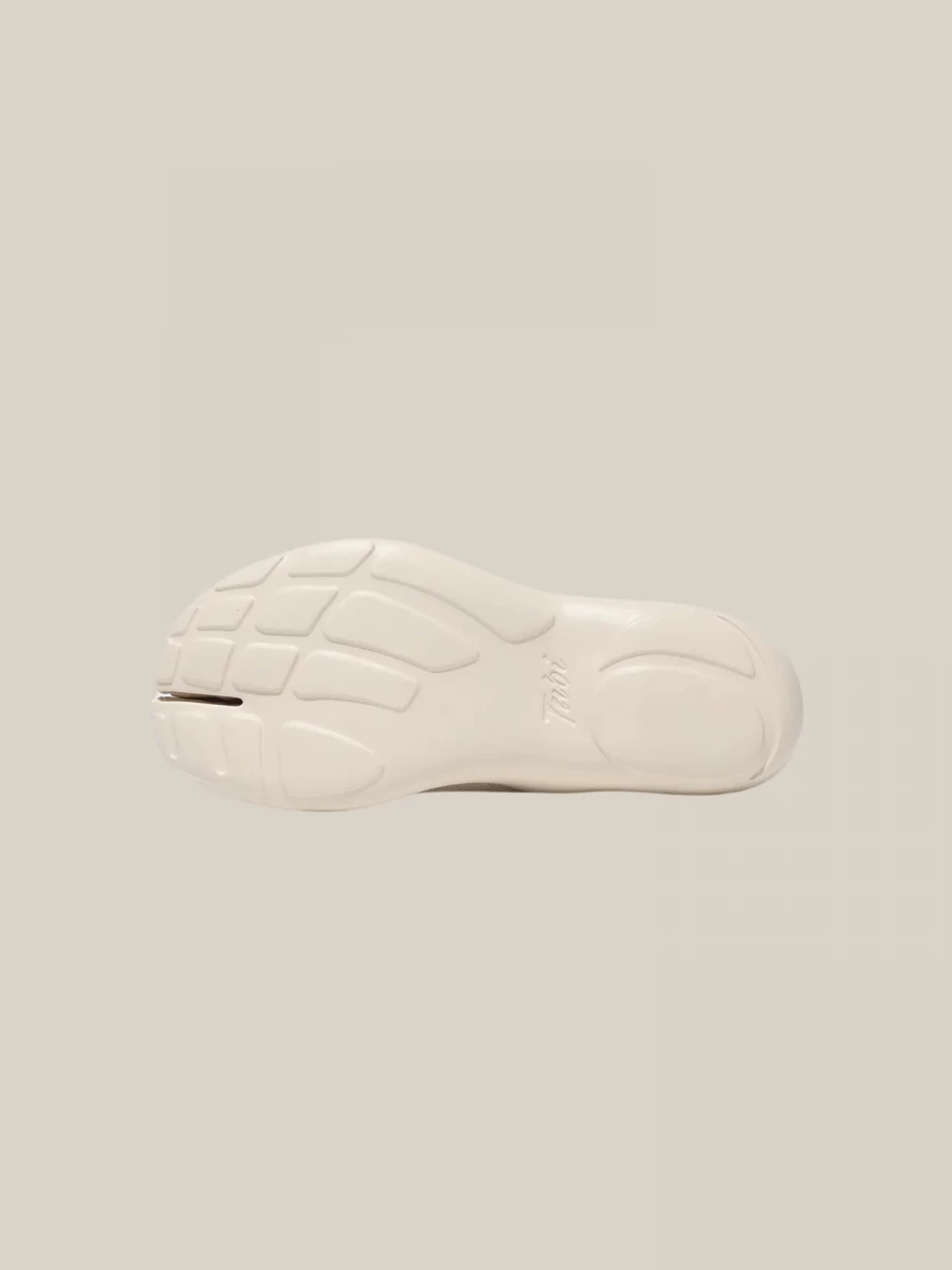 Ballerina Avorio Tabi in Maglia Tecnica