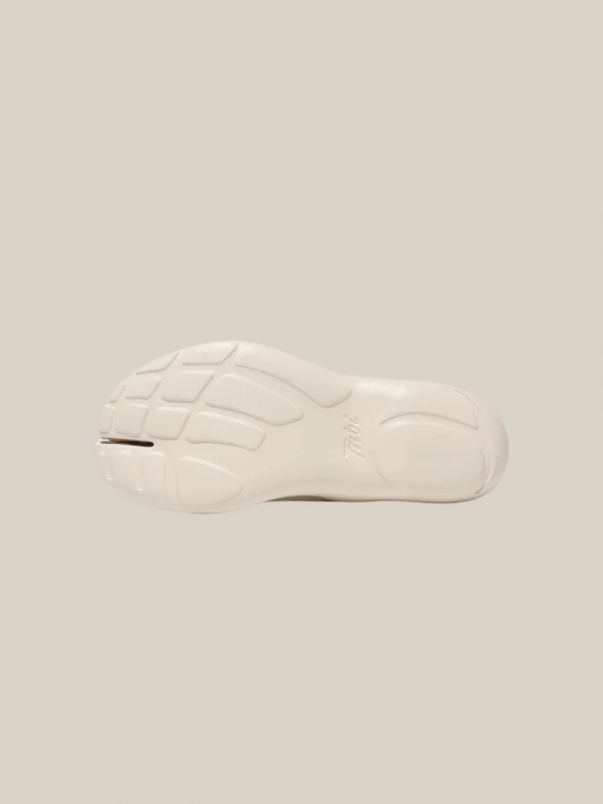 Ivory Tabi Ballerina in Technical Knit