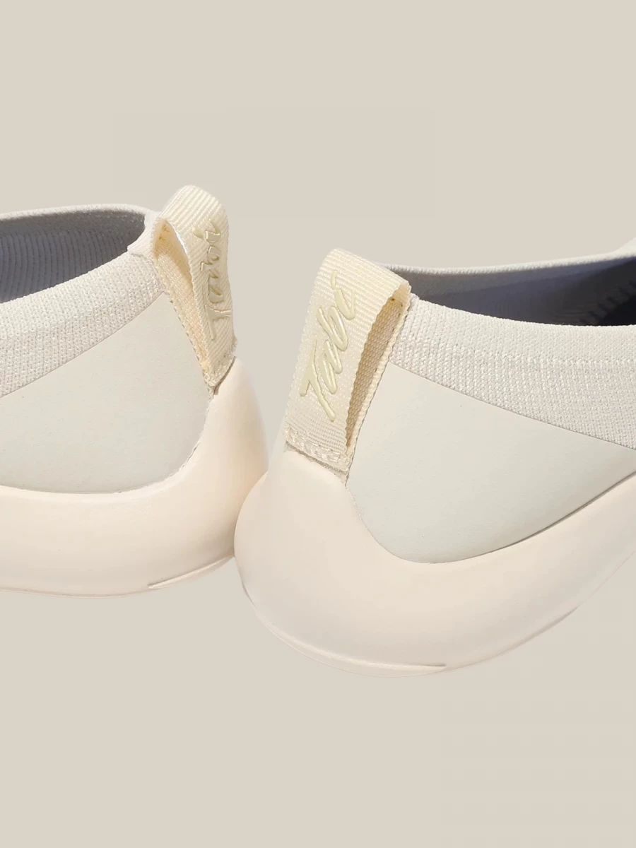 Ivory Tabi Ballerina in Technical Knit